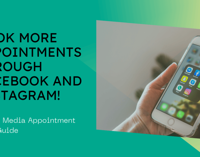 Book More Appointments through your Facebook and Instagram Pages