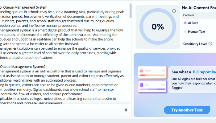 Features of School Queue Management System